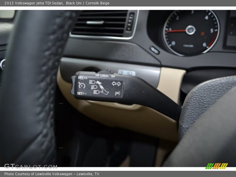 Black Uni / Cornsilk Beige 2013 Volkswagen Jetta TDI Sedan