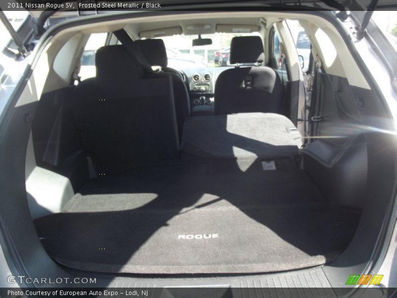 Frosted Steel Metallic / Black 2011 Nissan Rogue SV