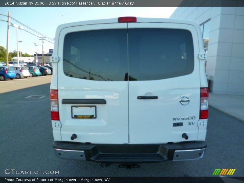Glacier White / Gray 2014 Nissan NV 3500 HD SV High Roof Passenger