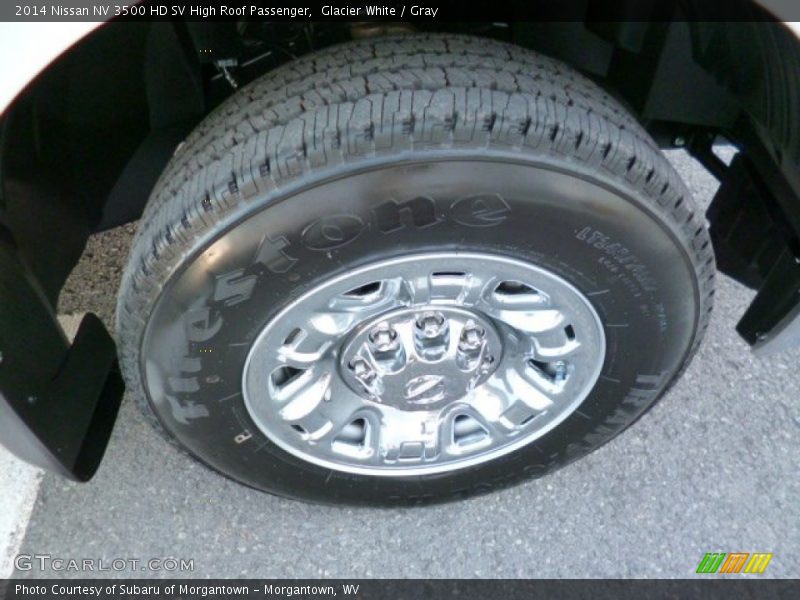 Glacier White / Gray 2014 Nissan NV 3500 HD SV High Roof Passenger