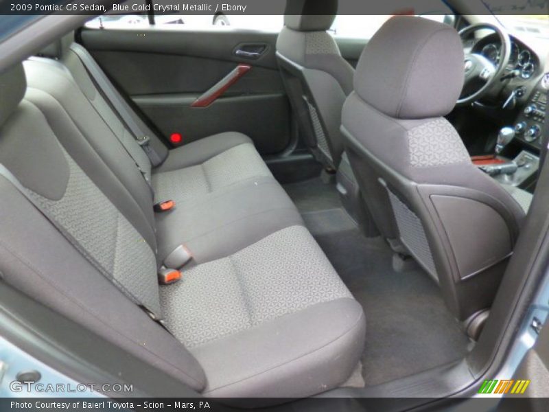 Blue Gold Crystal Metallic / Ebony 2009 Pontiac G6 Sedan