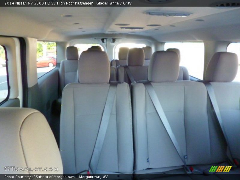 Glacier White / Gray 2014 Nissan NV 3500 HD SV High Roof Passenger