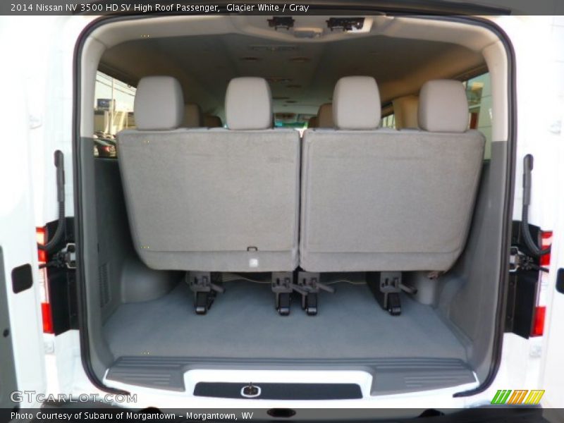 Glacier White / Gray 2014 Nissan NV 3500 HD SV High Roof Passenger