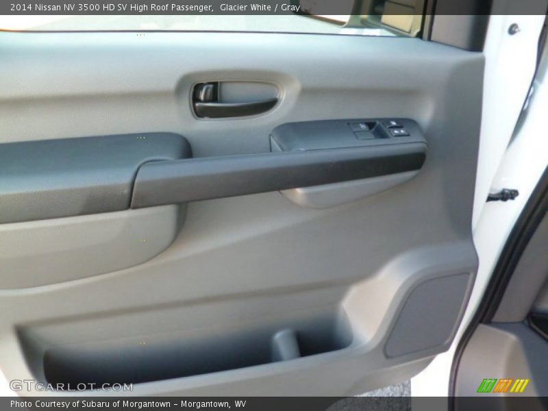 Glacier White / Gray 2014 Nissan NV 3500 HD SV High Roof Passenger