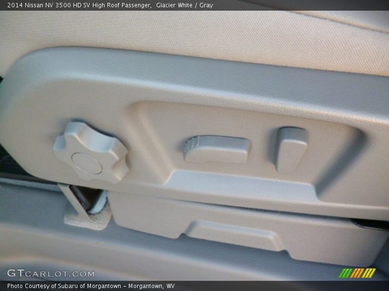 Glacier White / Gray 2014 Nissan NV 3500 HD SV High Roof Passenger