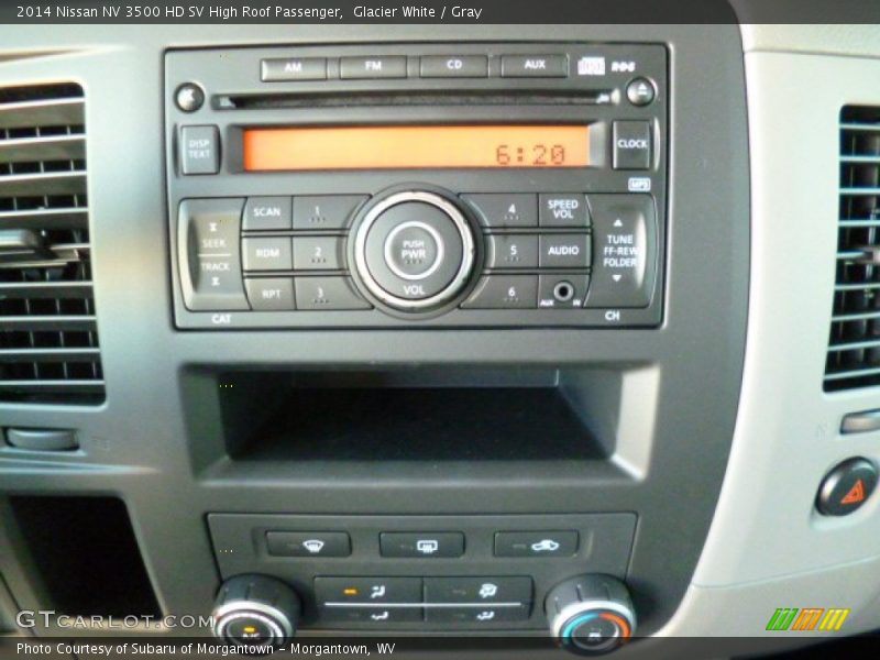 Controls of 2014 NV 3500 HD SV High Roof Passenger