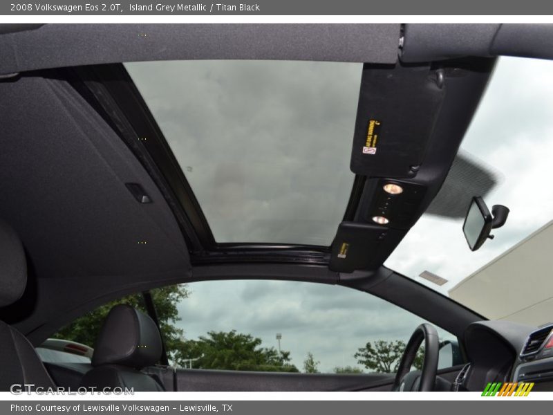 Island Grey Metallic / Titan Black 2008 Volkswagen Eos 2.0T