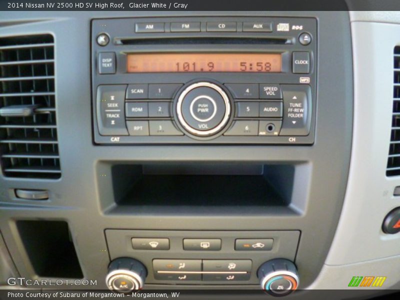 Glacier White / Gray 2014 Nissan NV 2500 HD SV High Roof