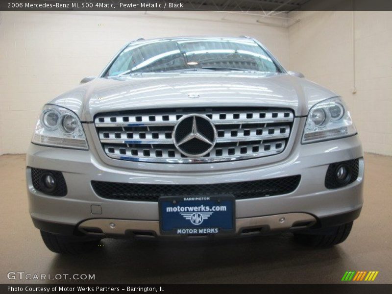 Pewter Metallic / Black 2006 Mercedes-Benz ML 500 4Matic