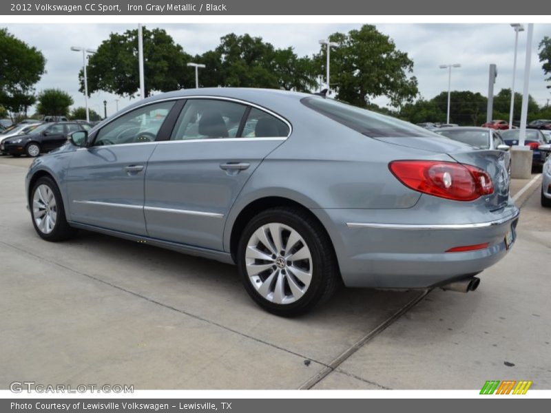 Iron Gray Metallic / Black 2012 Volkswagen CC Sport