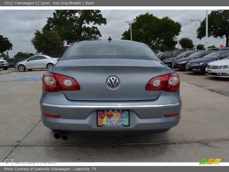 Iron Gray Metallic / Black 2012 Volkswagen CC Sport