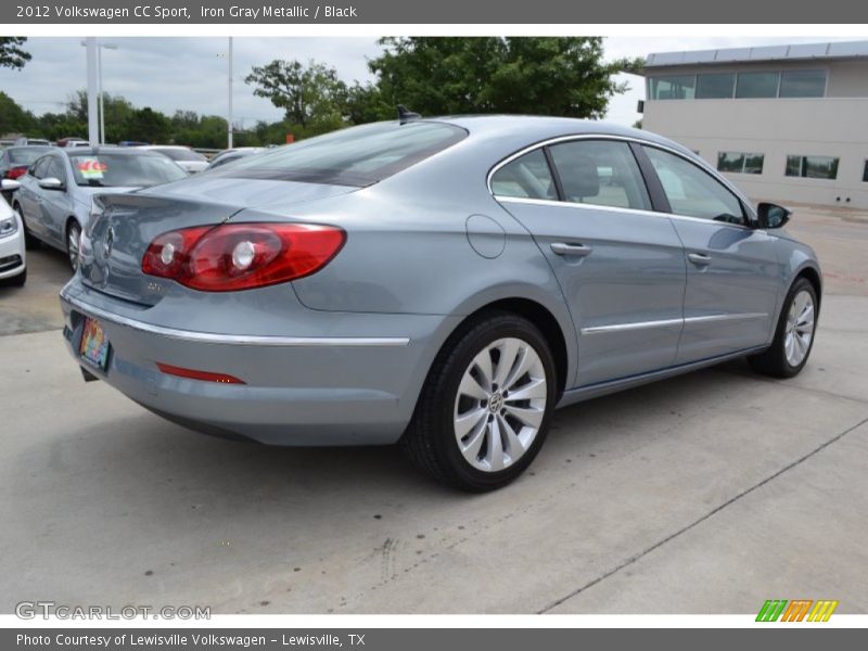 Iron Gray Metallic / Black 2012 Volkswagen CC Sport
