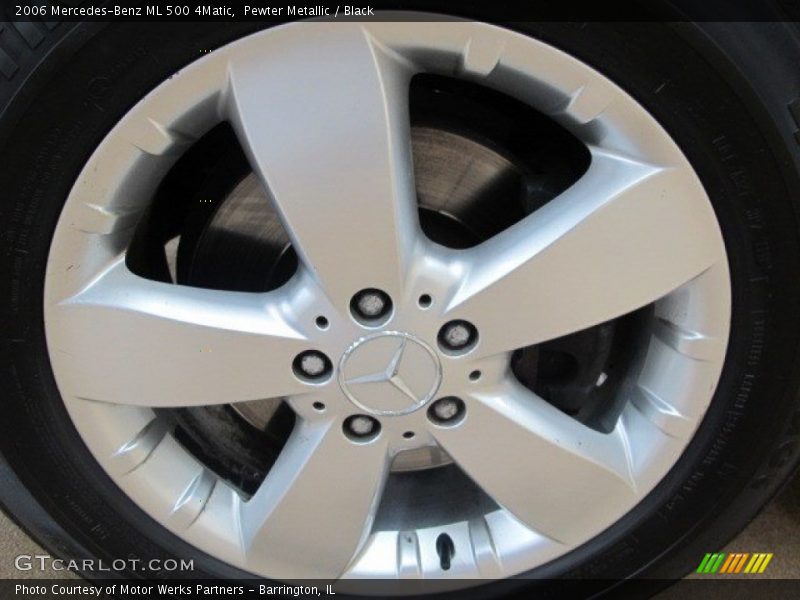 Pewter Metallic / Black 2006 Mercedes-Benz ML 500 4Matic