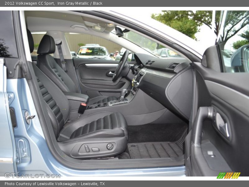 Iron Gray Metallic / Black 2012 Volkswagen CC Sport