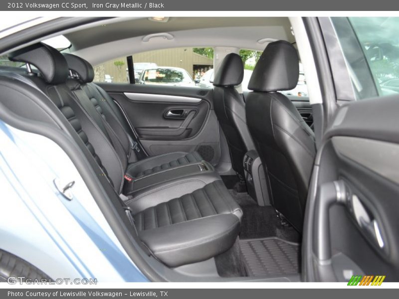 Iron Gray Metallic / Black 2012 Volkswagen CC Sport