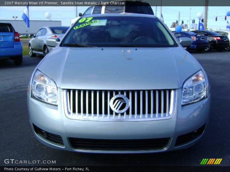 Satellite Silver Metallic / Dark Charcoal 2007 Mercury Milan V6 Premier