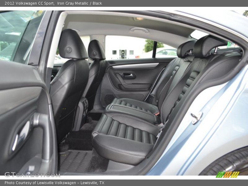 Iron Gray Metallic / Black 2012 Volkswagen CC Sport