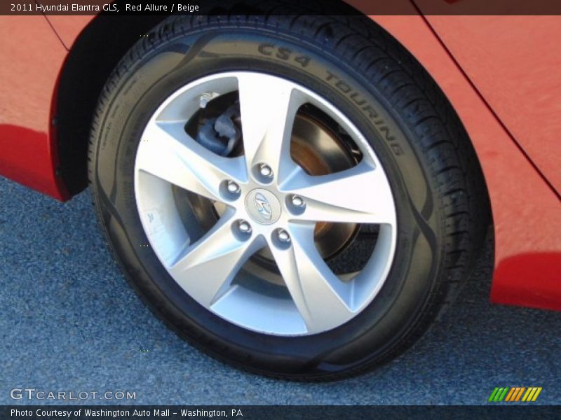 Red Allure / Beige 2011 Hyundai Elantra GLS