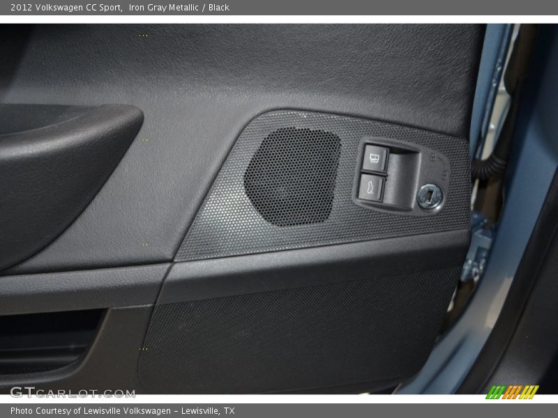 Iron Gray Metallic / Black 2012 Volkswagen CC Sport