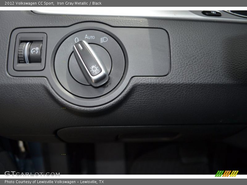 Iron Gray Metallic / Black 2012 Volkswagen CC Sport