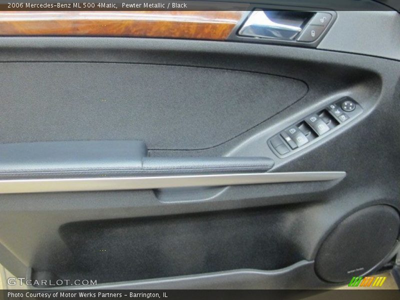 Pewter Metallic / Black 2006 Mercedes-Benz ML 500 4Matic