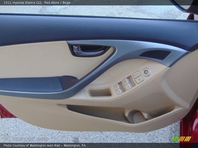 Red Allure / Beige 2011 Hyundai Elantra GLS