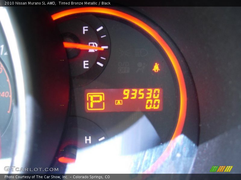 Tinted Bronze Metallic / Black 2010 Nissan Murano SL AWD