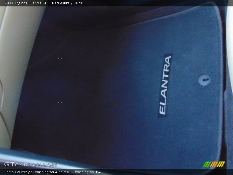 Red Allure / Beige 2011 Hyundai Elantra GLS