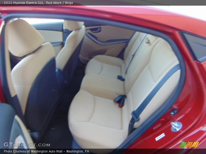 Red Allure / Beige 2011 Hyundai Elantra GLS