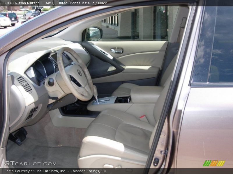 Tinted Bronze Metallic / Black 2010 Nissan Murano SL AWD