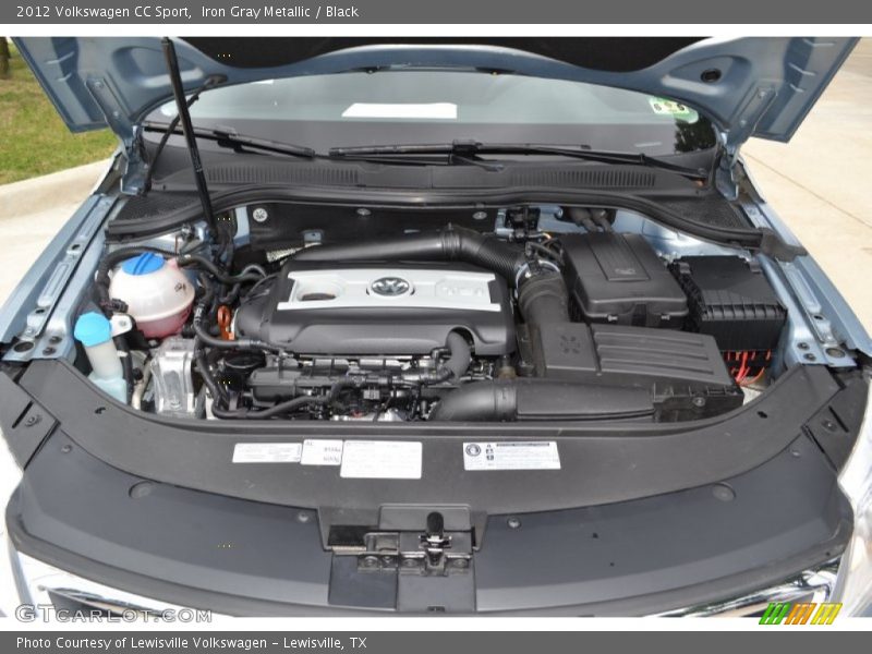 Iron Gray Metallic / Black 2012 Volkswagen CC Sport