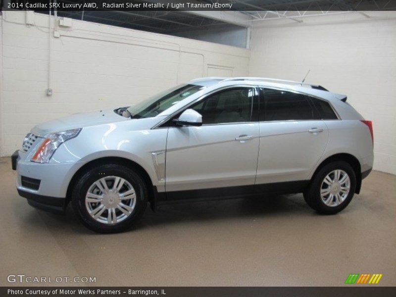 Radiant Silver Metallic / Light Titanium/Ebony 2014 Cadillac SRX Luxury AWD