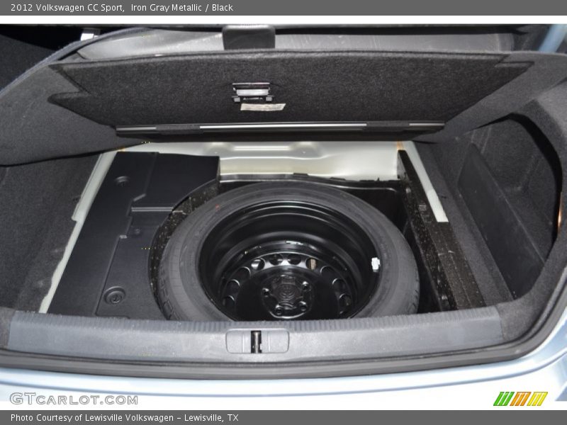 Iron Gray Metallic / Black 2012 Volkswagen CC Sport