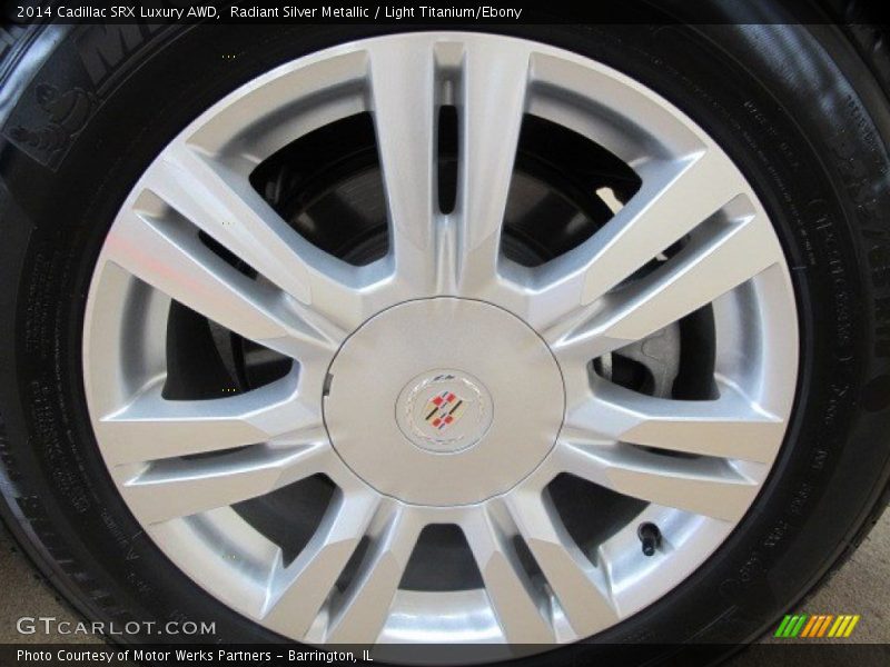 Radiant Silver Metallic / Light Titanium/Ebony 2014 Cadillac SRX Luxury AWD