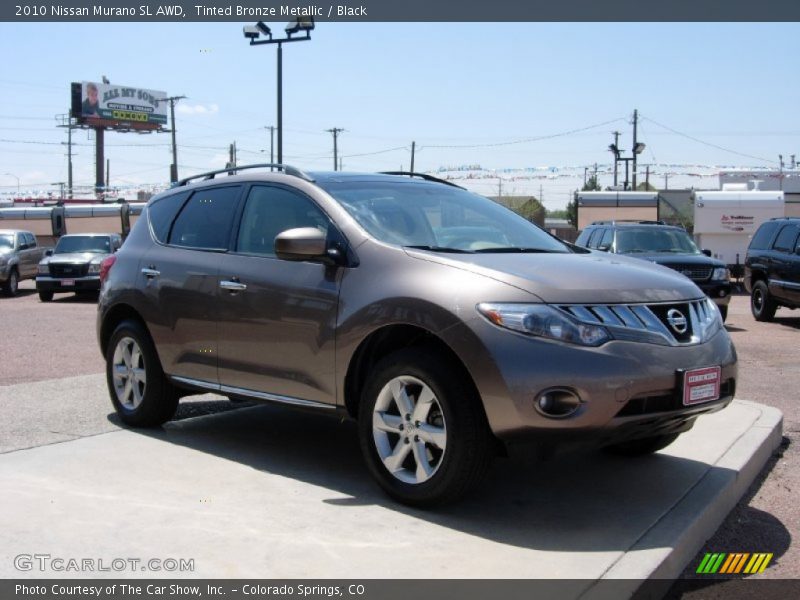 Tinted Bronze Metallic / Black 2010 Nissan Murano SL AWD