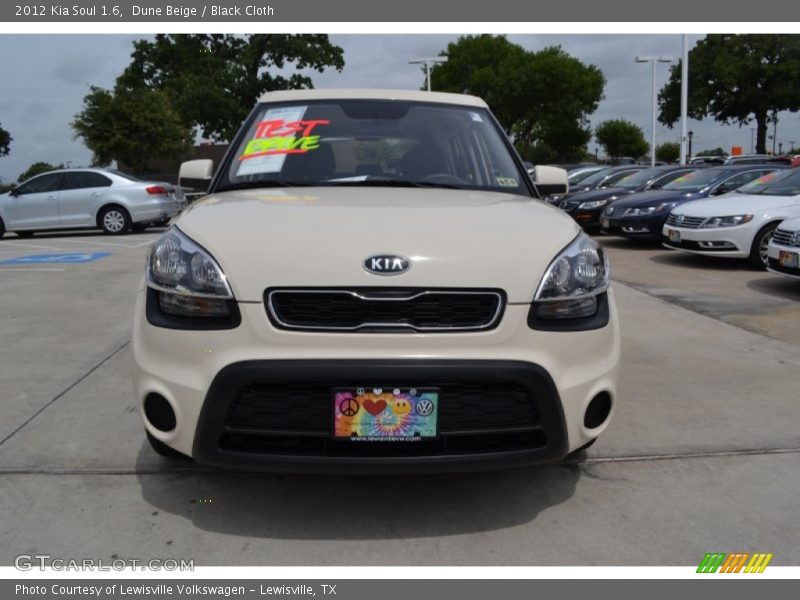 Dune Beige / Black Cloth 2012 Kia Soul 1.6