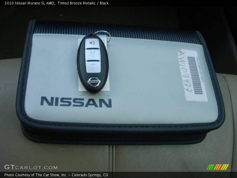 Tinted Bronze Metallic / Black 2010 Nissan Murano SL AWD