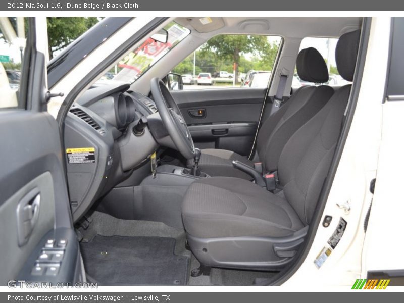 Dune Beige / Black Cloth 2012 Kia Soul 1.6