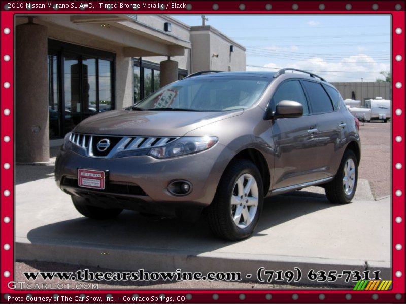 Tinted Bronze Metallic / Black 2010 Nissan Murano SL AWD