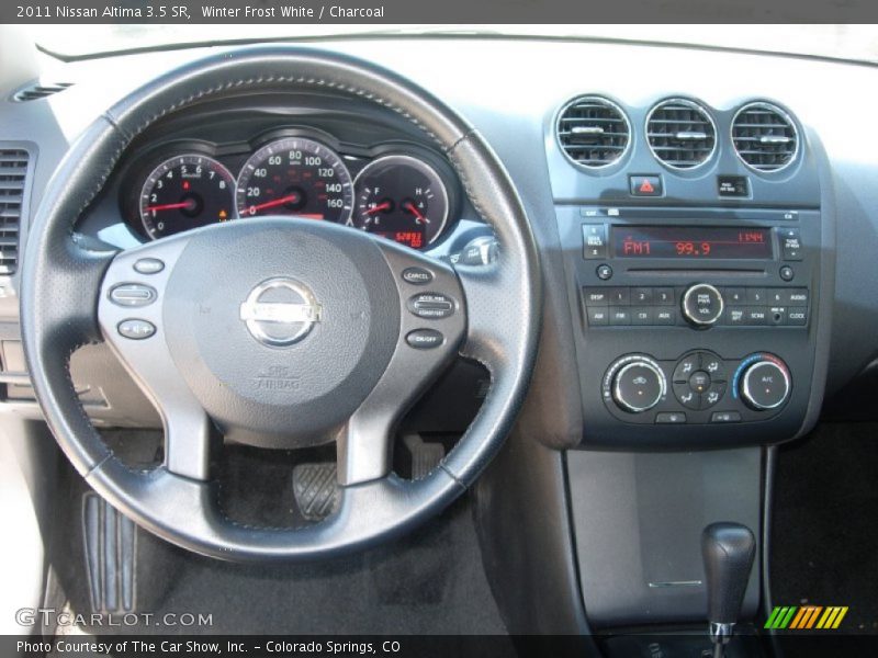 Winter Frost White / Charcoal 2011 Nissan Altima 3.5 SR