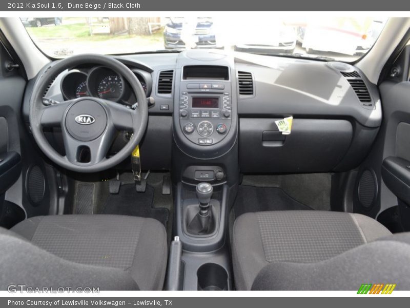 Dune Beige / Black Cloth 2012 Kia Soul 1.6