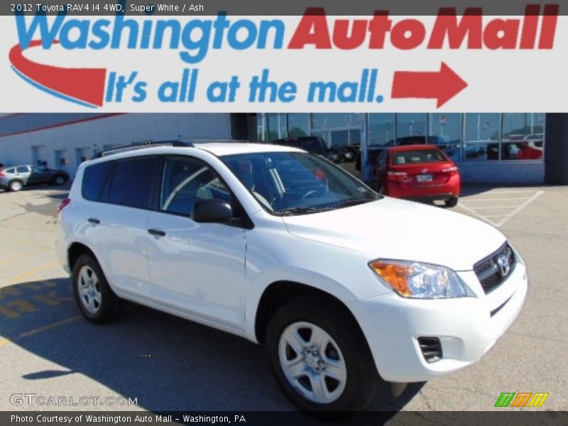 Super White / Ash 2012 Toyota RAV4 I4 4WD