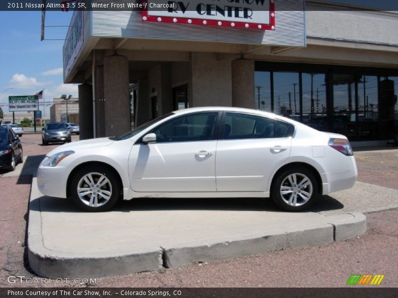 Winter Frost White / Charcoal 2011 Nissan Altima 3.5 SR