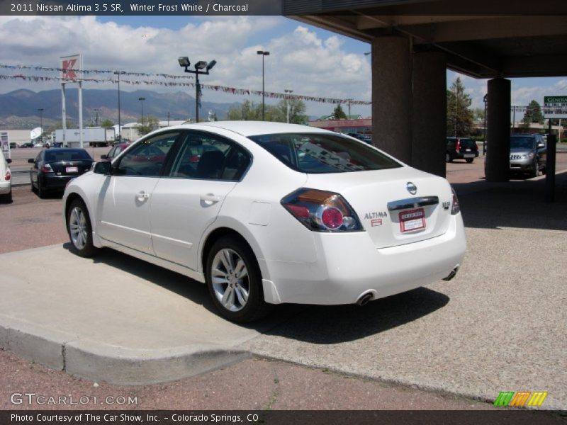 Winter Frost White / Charcoal 2011 Nissan Altima 3.5 SR