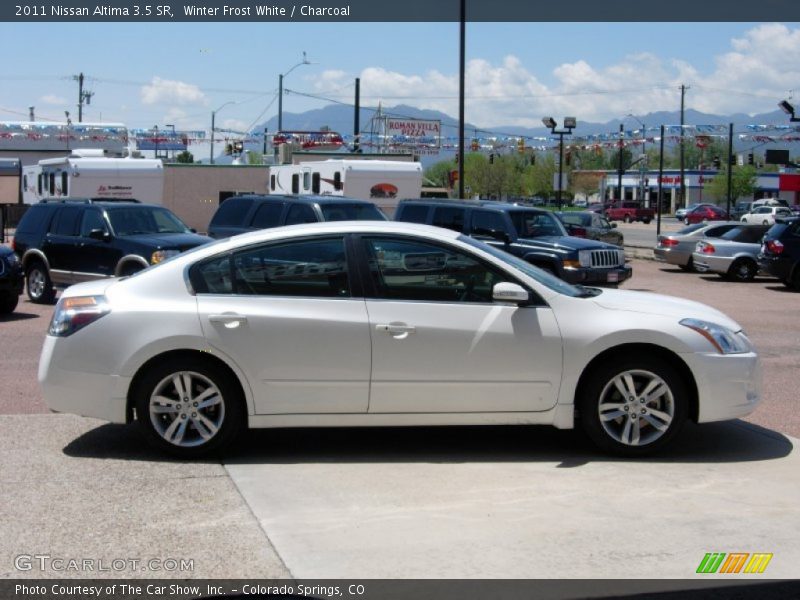 Winter Frost White / Charcoal 2011 Nissan Altima 3.5 SR