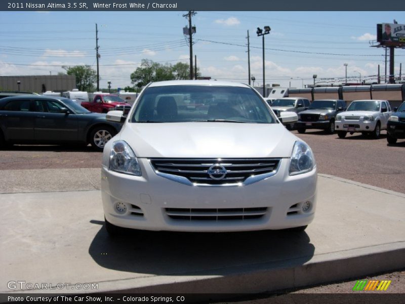 Winter Frost White / Charcoal 2011 Nissan Altima 3.5 SR