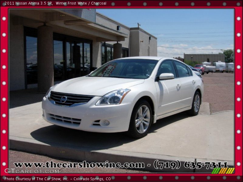 Winter Frost White / Charcoal 2011 Nissan Altima 3.5 SR