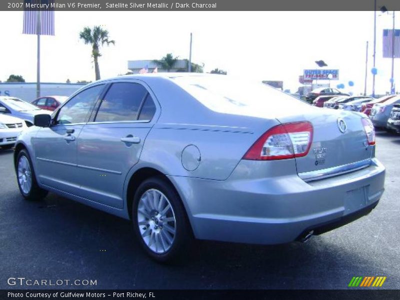 Satellite Silver Metallic / Dark Charcoal 2007 Mercury Milan V6 Premier