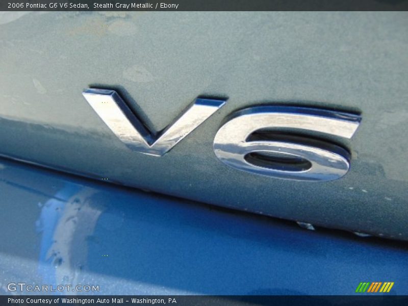 Stealth Gray Metallic / Ebony 2006 Pontiac G6 V6 Sedan
