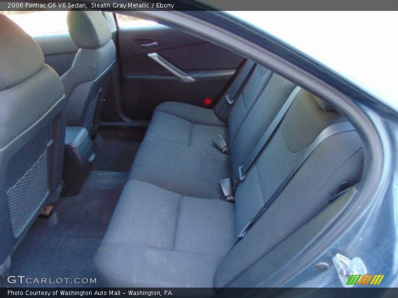 Stealth Gray Metallic / Ebony 2006 Pontiac G6 V6 Sedan